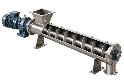 Screw conveyor auger flight
